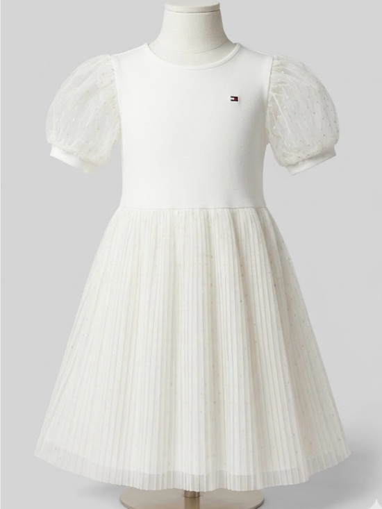 Tommy Hilfiger Other - Tommy Hilfiger White Girls' Dress with Flag Embroidery